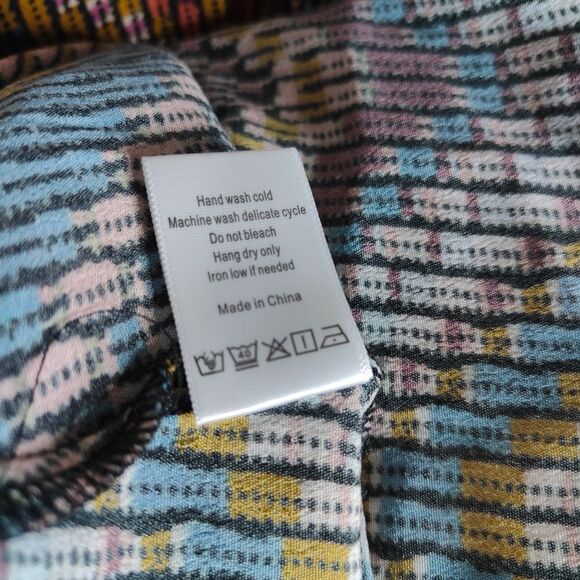 B.Yellowtail Size XS Peyote Stitch Mini Dress Tank Boho Chevron Aztec Print - Picture 11 of 11